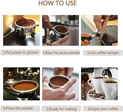 Espresso Stainless steel Tamper 51mm