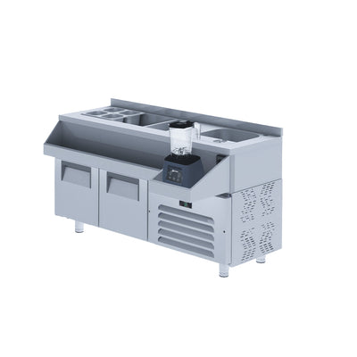 Iceinox Mocktails Bar 2 Doors Refrigerator