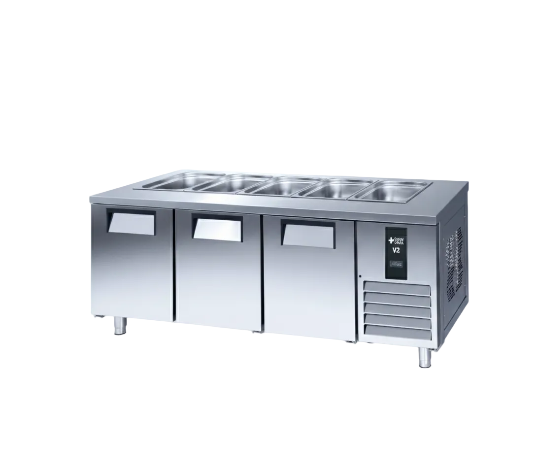 Ras Steel salad service refrigerator 3 door 5 gn 1/1