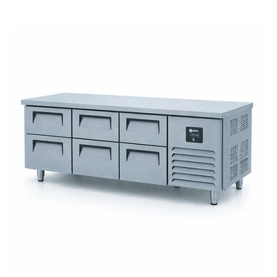 Iceinox Lowboy 3 Doors Refrigerator - With 6 Drawers