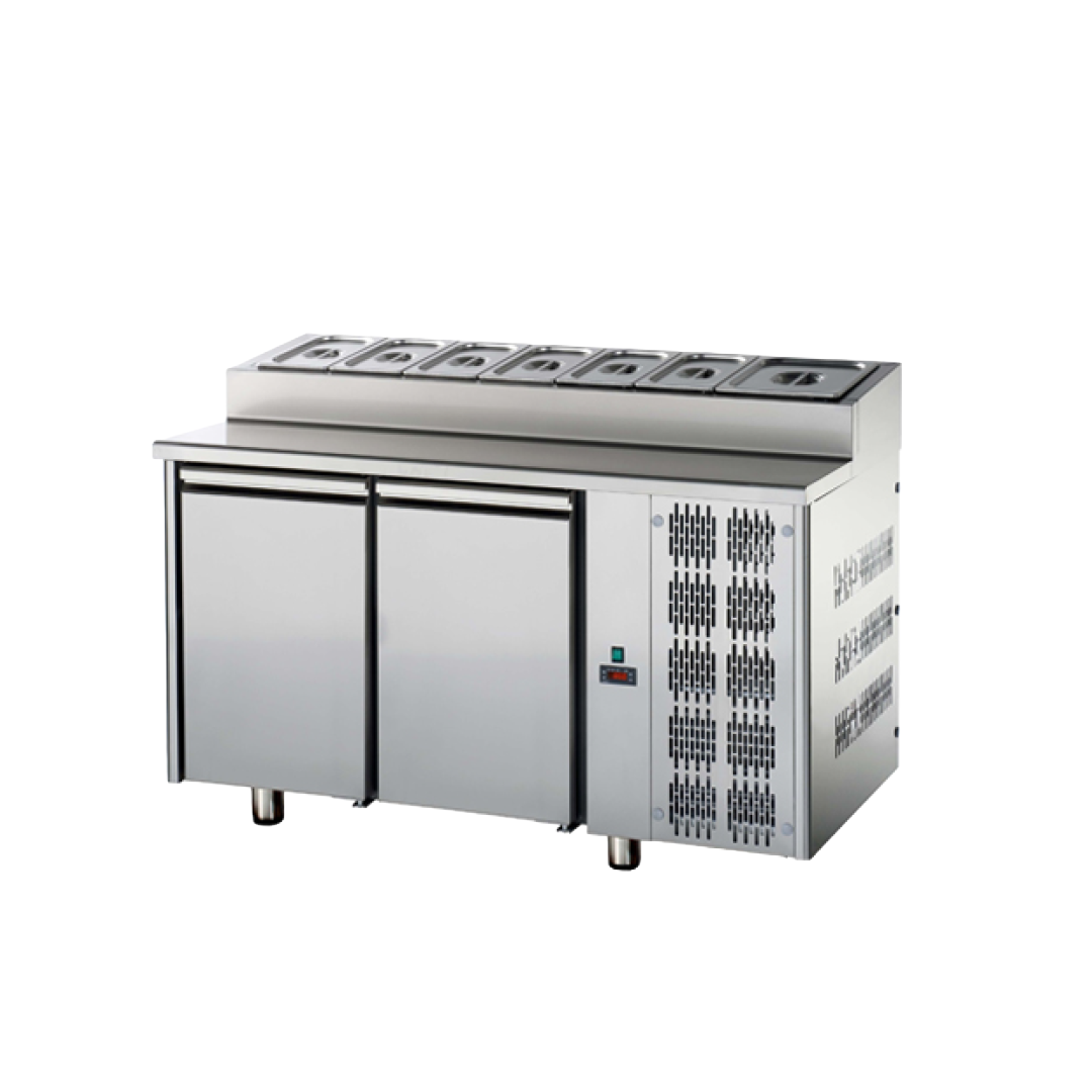 Tecnodom P-TF02MIDGNSK Refrigerated Saladette Counter 2-Door
