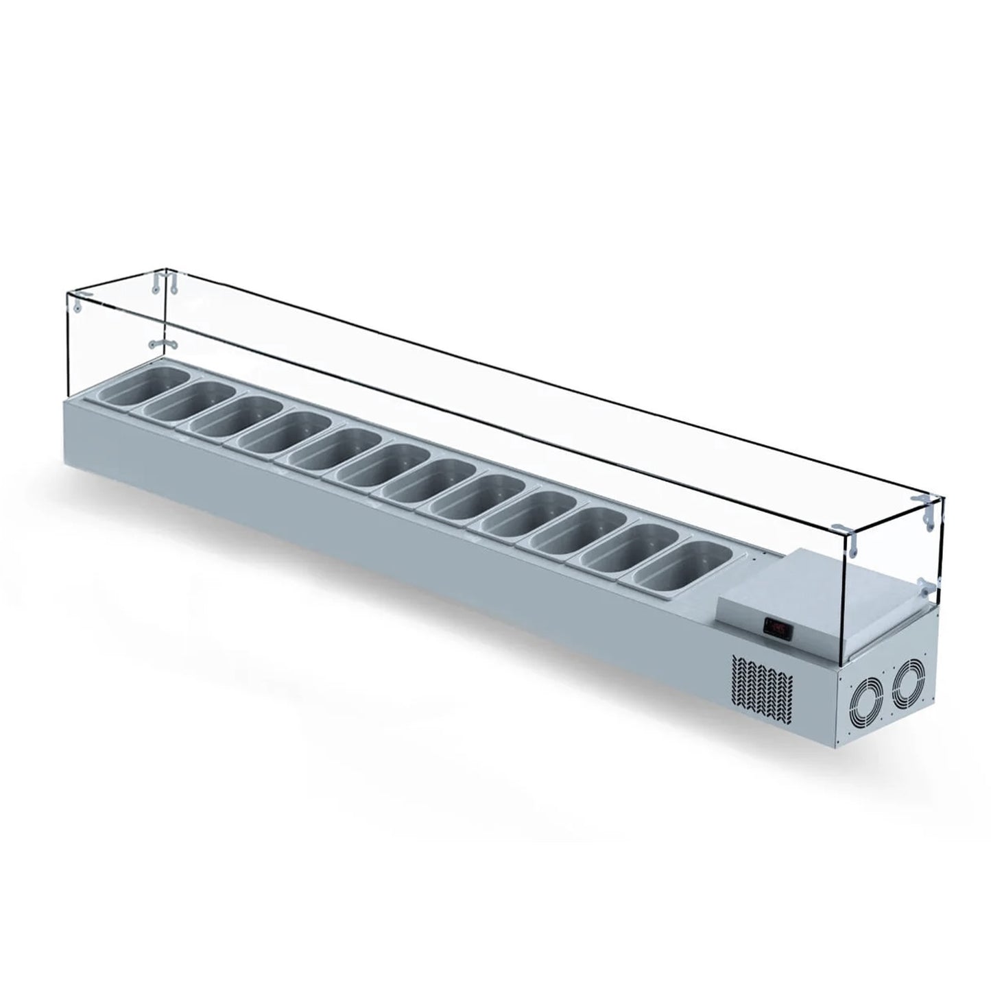 iceinox salad over counter cooling unit