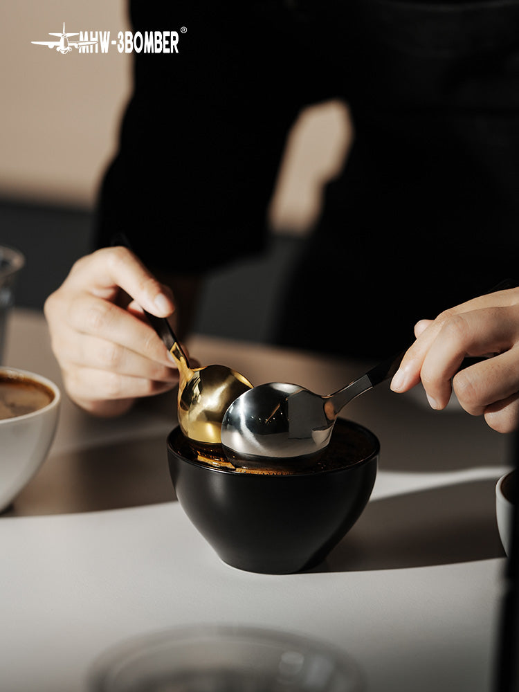 MHW-3BOMBER Cupping Spoon - Black Gold