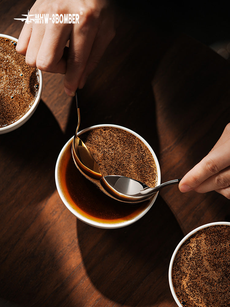 MHW-3BOMBER Cupping Spoon - Black Gold