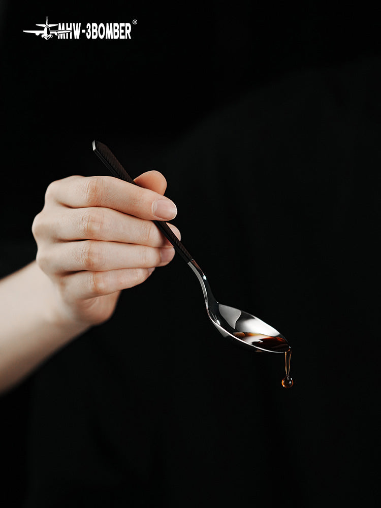 MHW-3BOMBER Cupping Spoon - Black Gold