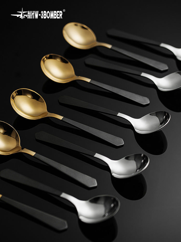 MHW-3BOMBER Cupping Spoon - Black Gold