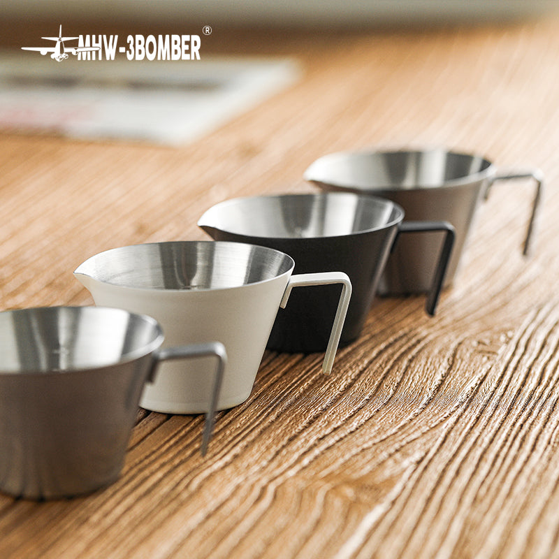MHW Stainless Steel Measuring Cup 100ml - Off White