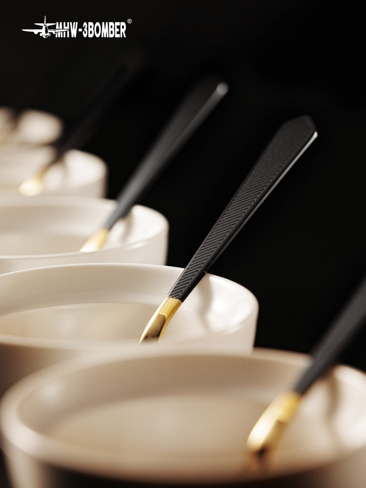 MHW-3BOMBER Cupping Spoon - Black Gold