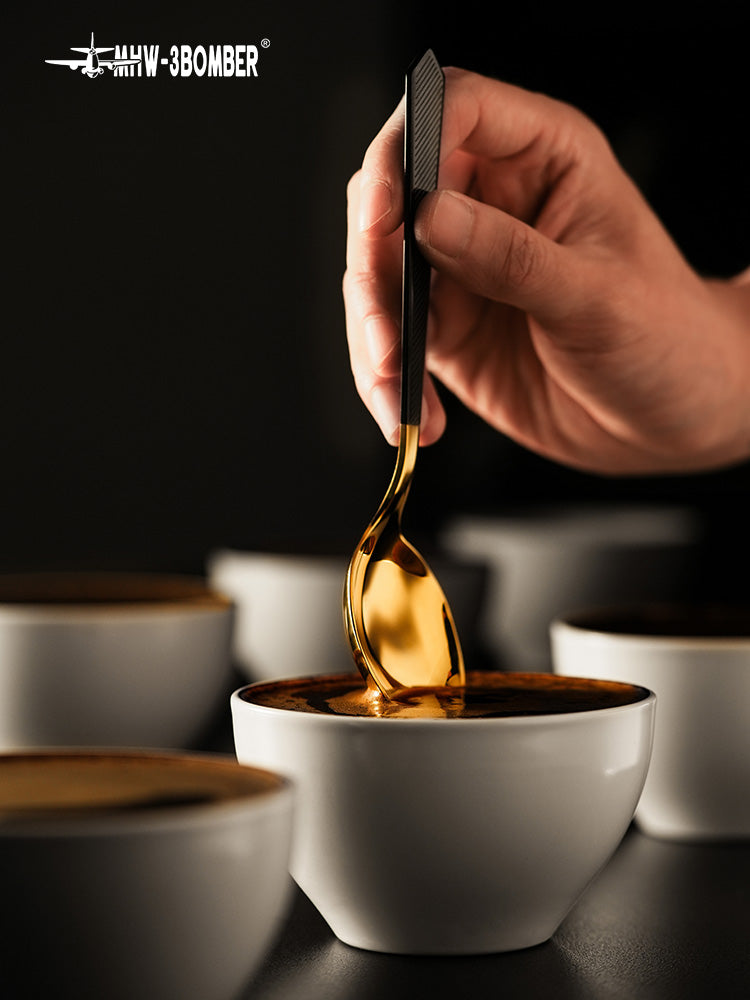 MHW-3BOMBER Cupping Spoon - Black Gold
