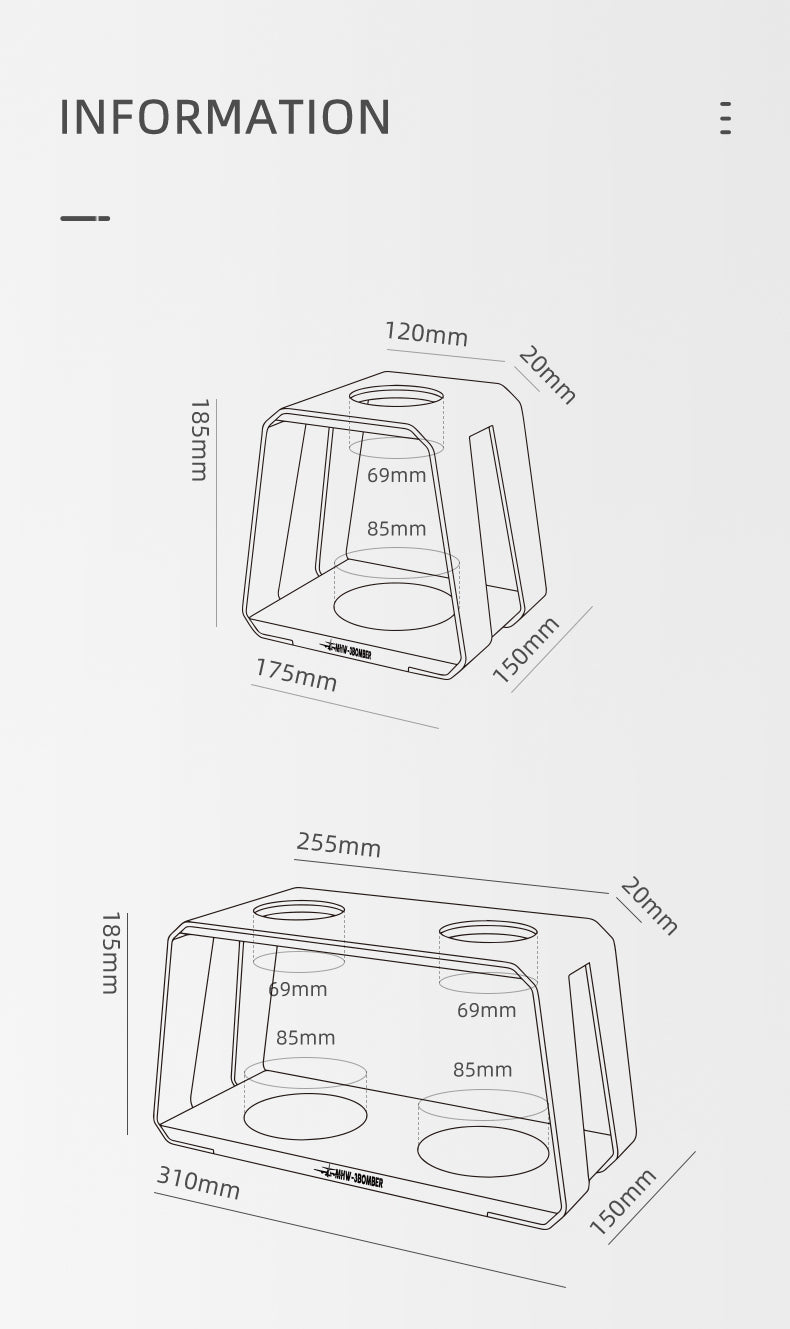 MHW Pour Over Ladder Dripper Stand - Single