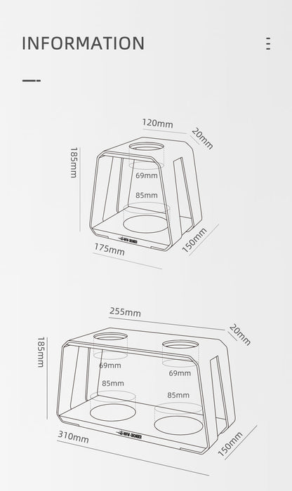MHW Pour Over Ladder Dripper Stand - Single