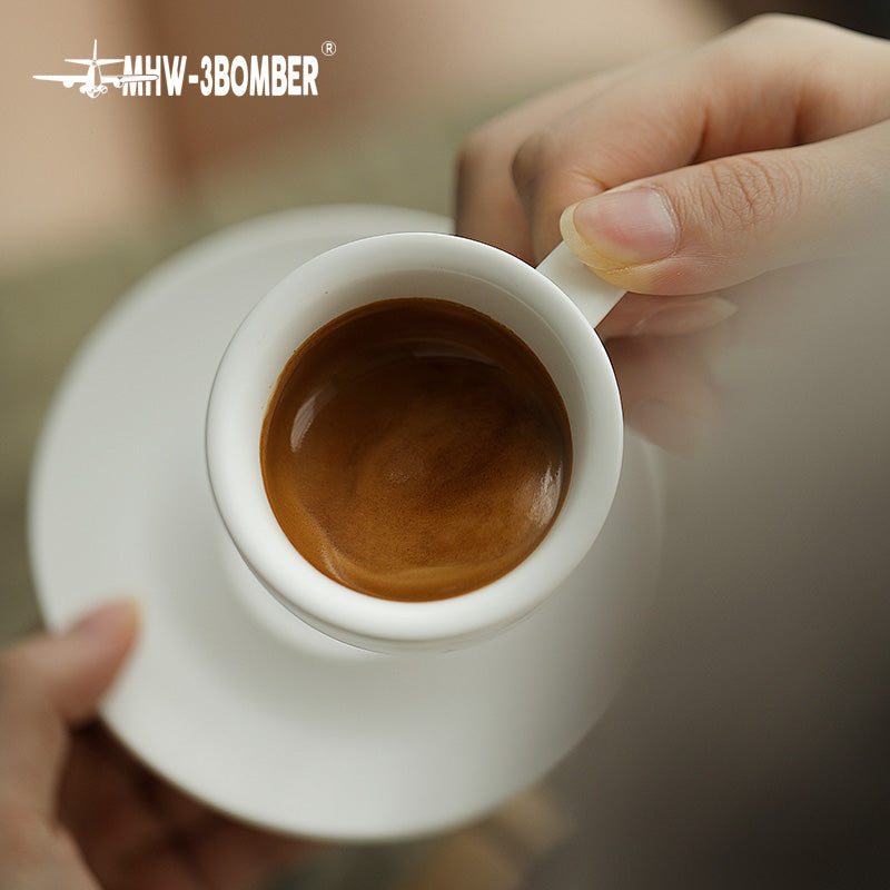MHW Ceramic Espresso Cup 80ml - White