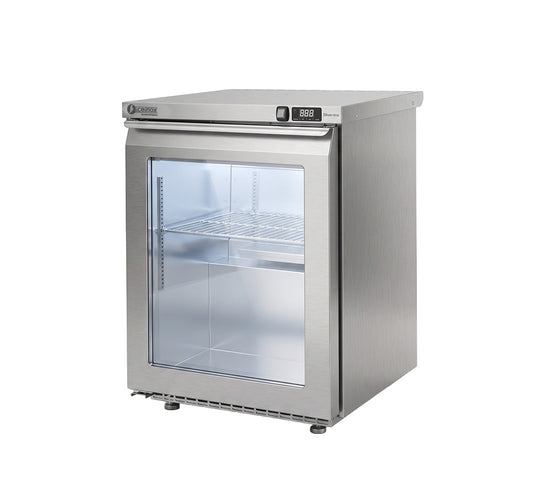Iceinox Undercounter 1 Door Refrigetrator Glass Door - Back Motor