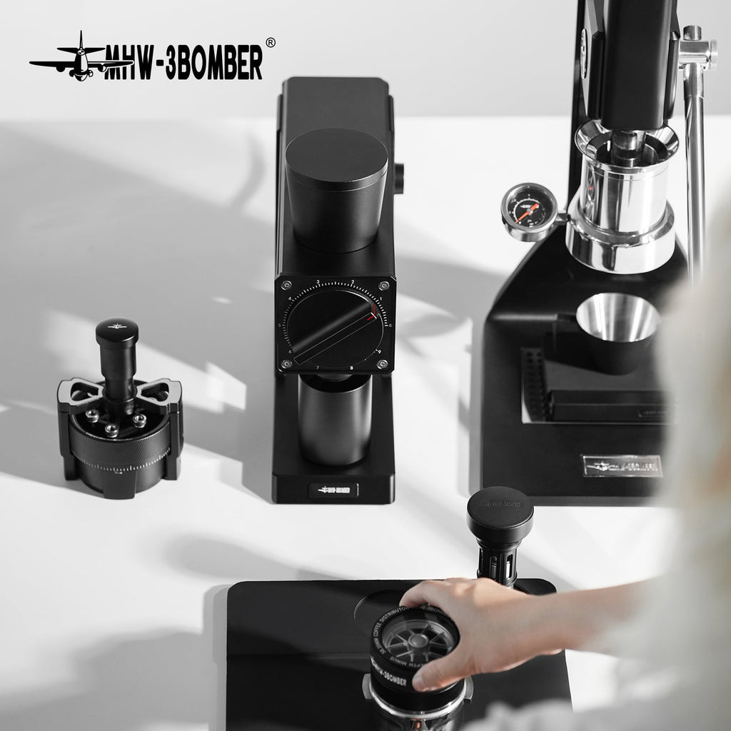 MHW-3BOMBER F74 Navigator Electric Coffee Grinder - Black