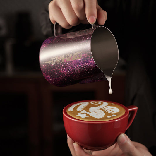 MHW-3BOMBER Latte Art Pitcher 5.0 Purple 500ml