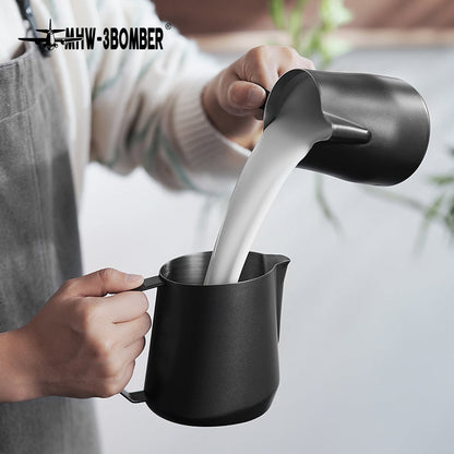 MHW GT Milk Pitcher 600ml Silver U-shape spout