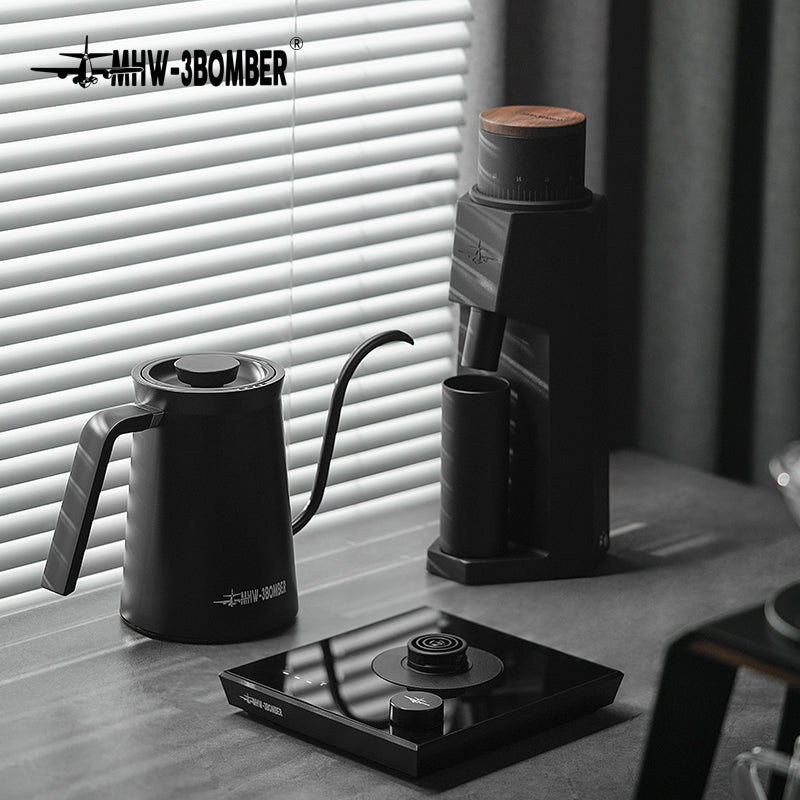 MHW Assassin Electric Coffee Kettle - White
