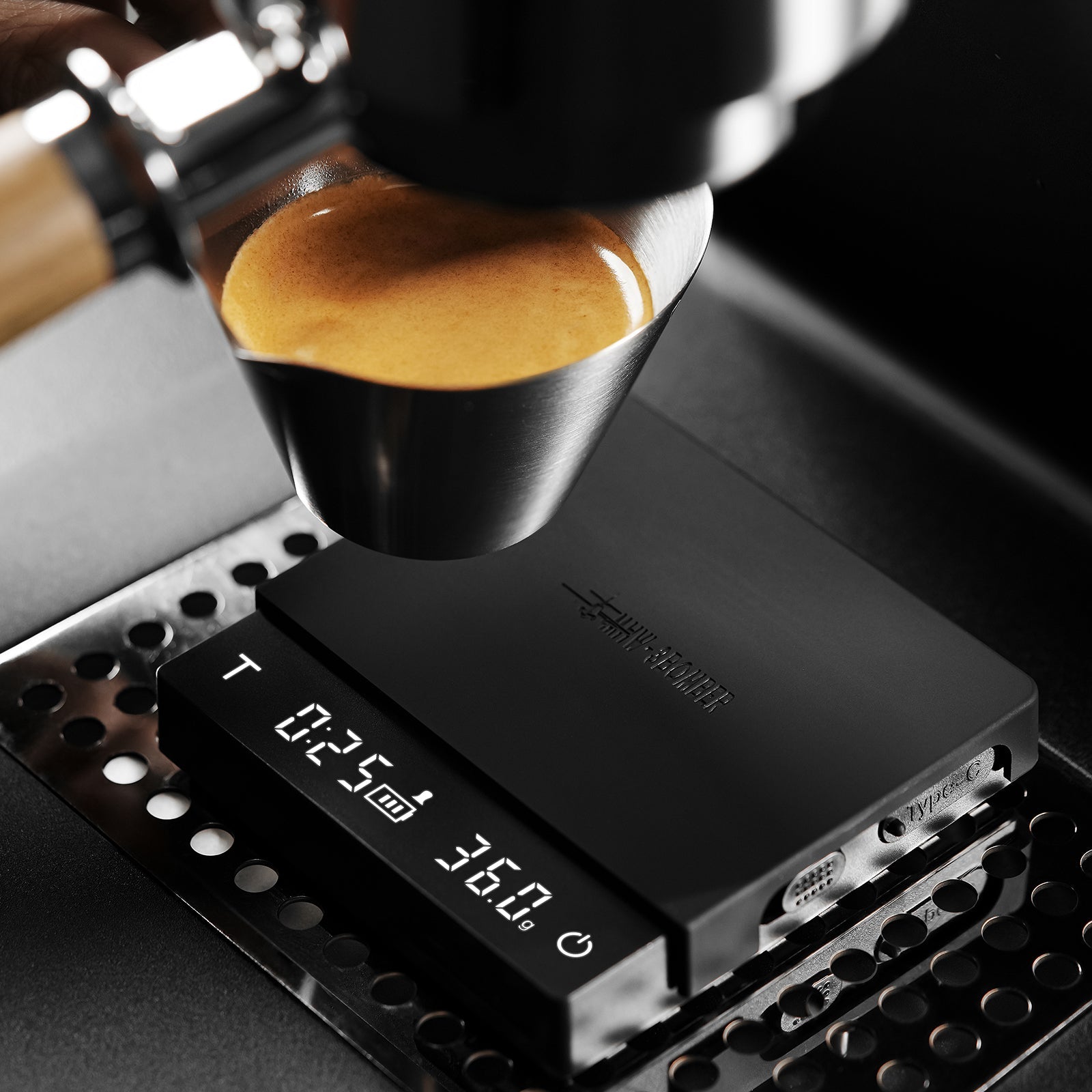 MHW-3BOMBER Cube Coffee Scale 3.0 Mico - Black