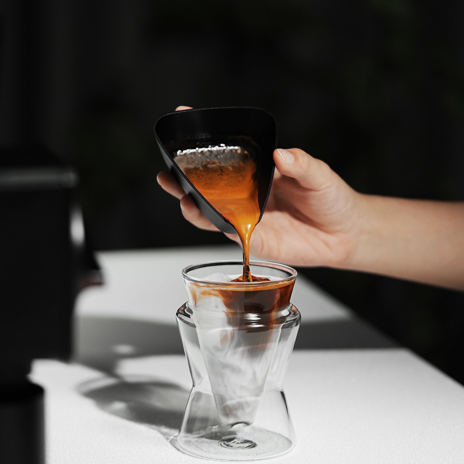 MHW-3BOMBER Coffee Bean Dosing Cup - Black