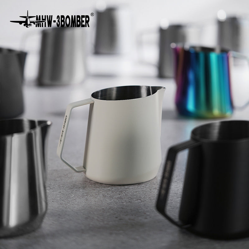 MHW GT Milk Pitcher 600ml Silver U-shape spout