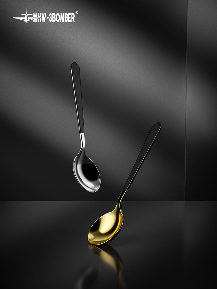 MHW-3BOMBER Cupping Spoon - Black Gold