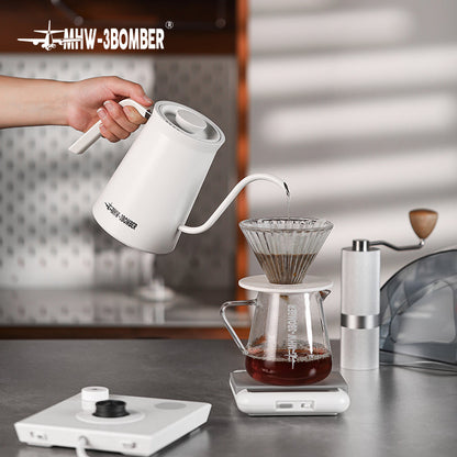 MHW Assassin Electric Coffee Kettle - White