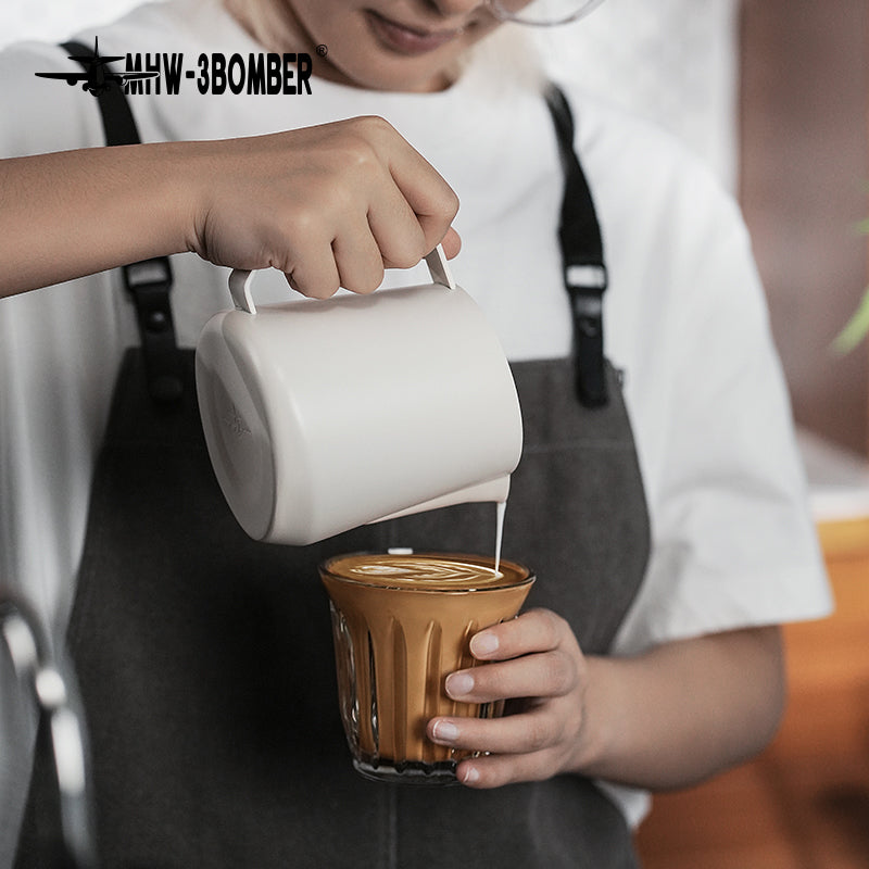 MHW GT Milk Pitcher 600ml Silver U-shape spout