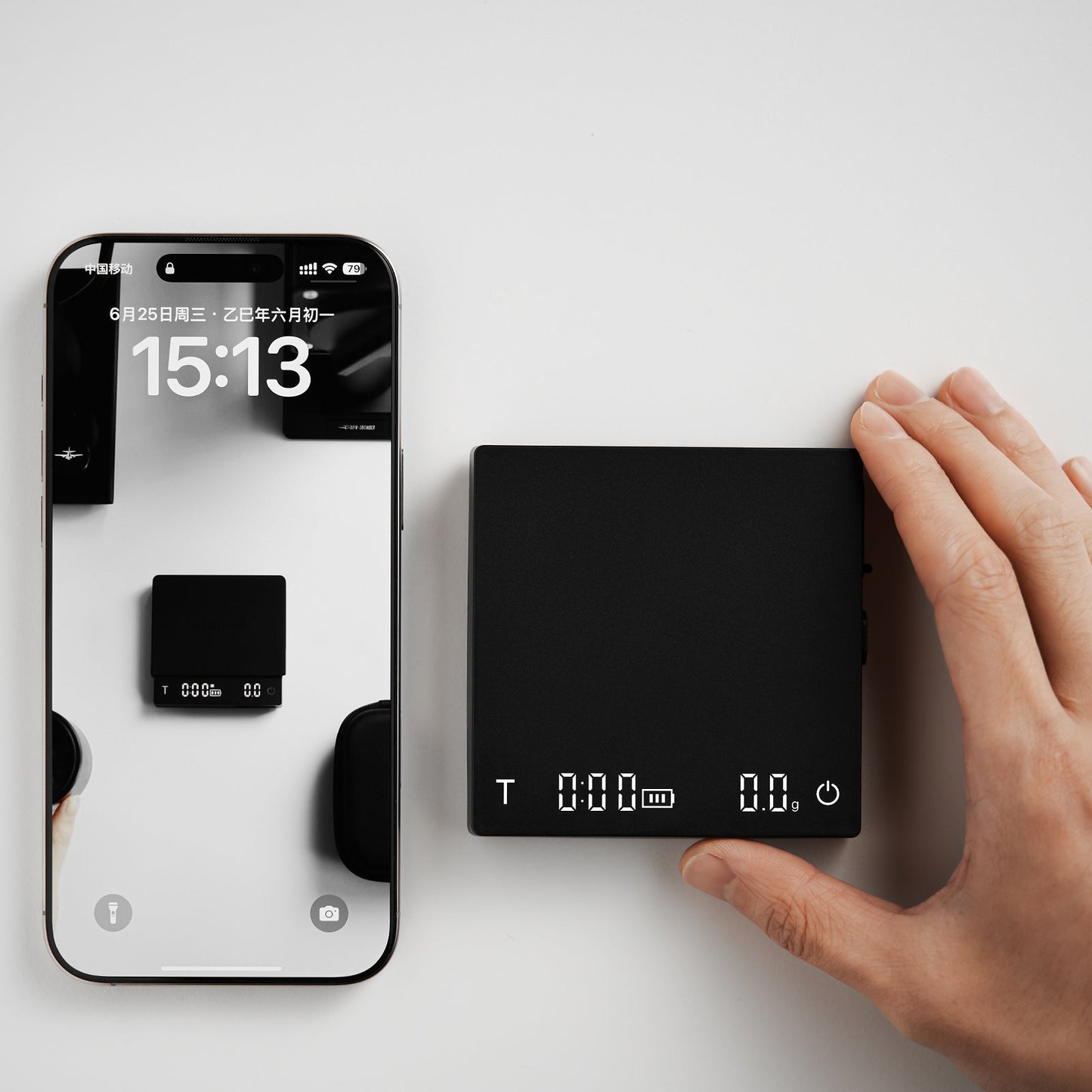 MHW-3BOMBER Cube Coffee Scale 3.0 Mico - Black