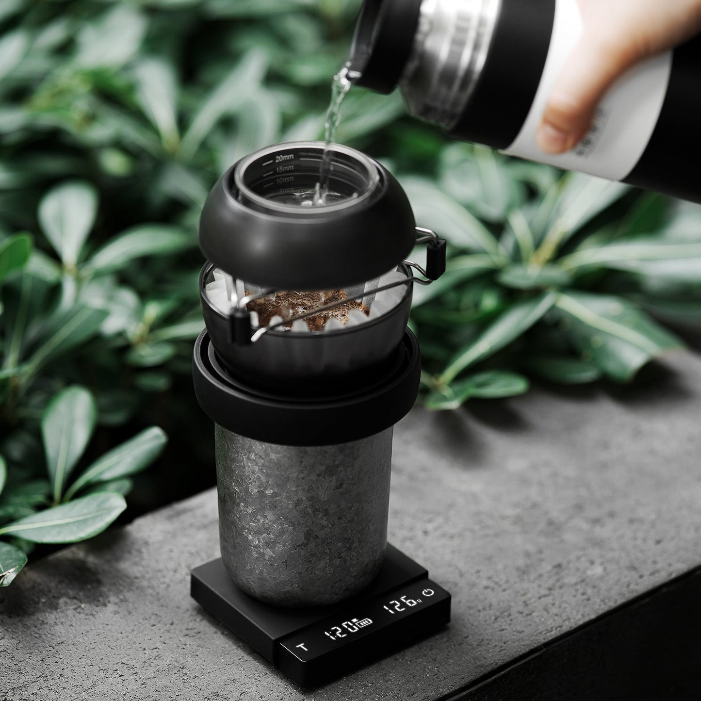 MHW-3BOMBER Cube Coffee Scale 3.0 Mico - Black