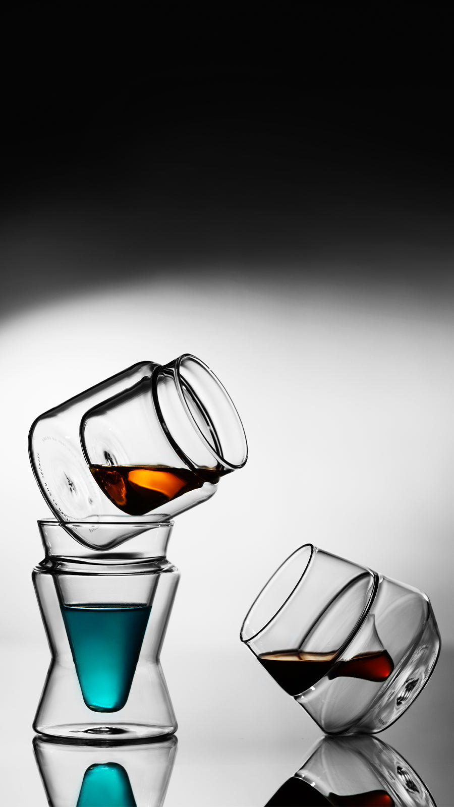 MHW-3BOMBER DW Glass-V type 130ml