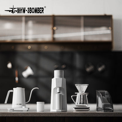 MHW-3BOMBER Sniper Electric Coffee Grinder White