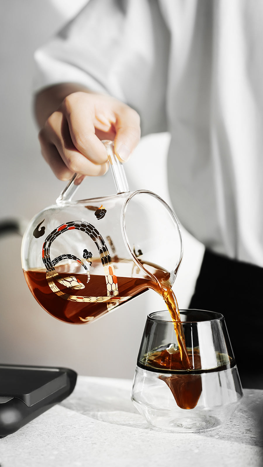 MHW-3BOMBER DW Glass-H-Shaped 130ml