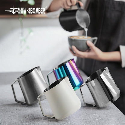 MHW GT Milk Pitcher 600ml Silver U-shape spout