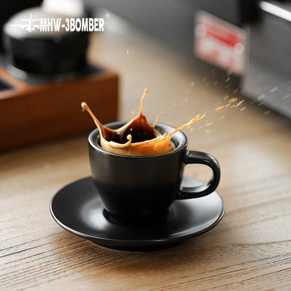 MHW Ceramic Espresso Cup 80ml - Black