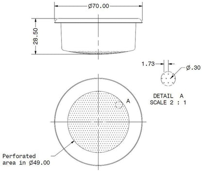 Sanremo IMS Ridgeless 18-22g Filter Basket 58 mm