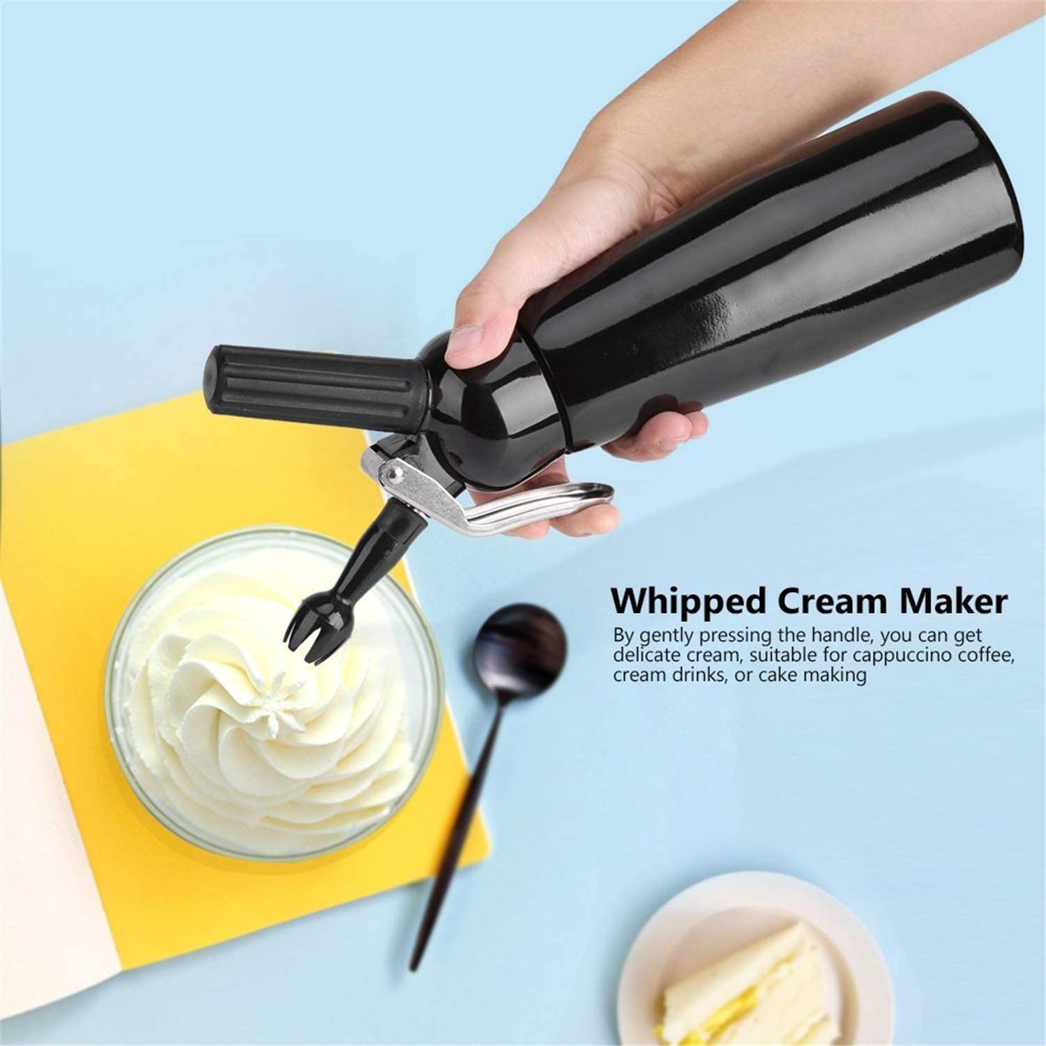 Whipped Cream Dispenser 500ml - Black
