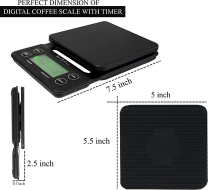 Digital Coffee Scale with Timer