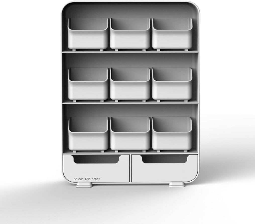 Tea Bag Holder And Condiment Organizer - White