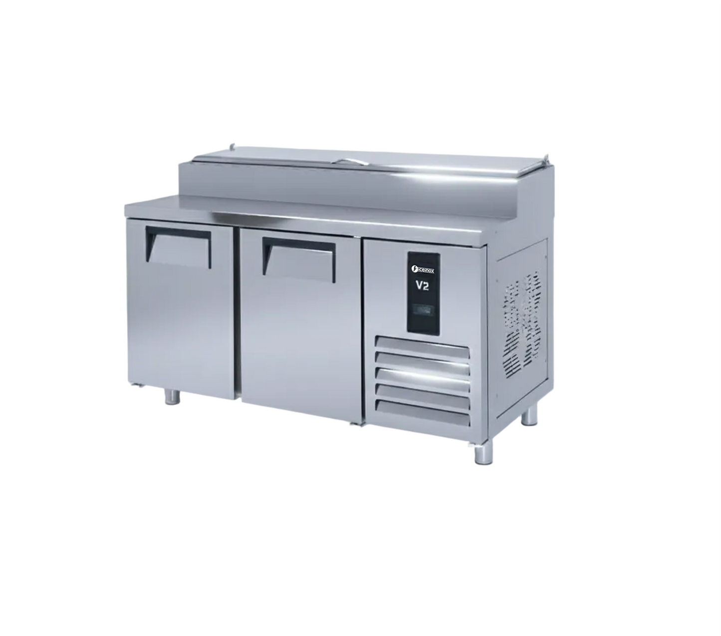iceinox salad service refrigerator 2 door