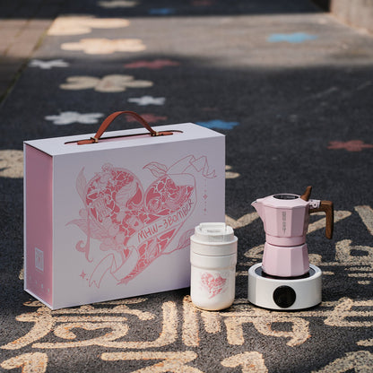 MHW-3BOMBER Flipped Moka Pot Gift Box - Blue