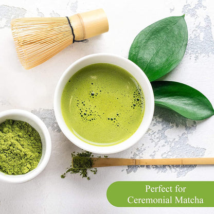 Bamboo Matcha Whisk Set - Black