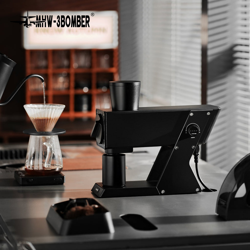 MHW-3BOMBER F74 Navigator Electric Coffee Grinder - Black