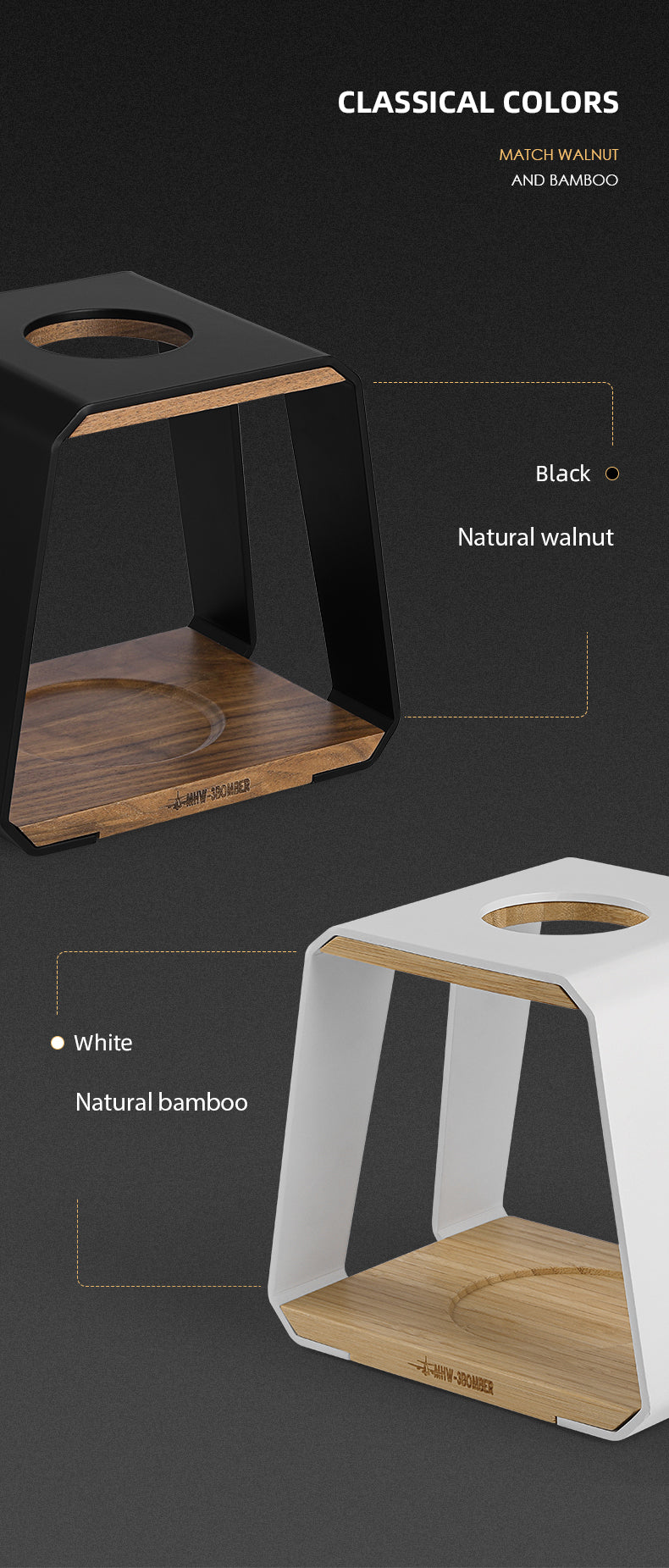 MHW Pour Over Ladder Dripper Stand - Single