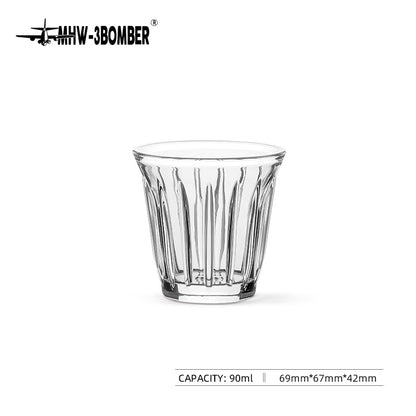 MHW G Wright Glass Cup Transparent