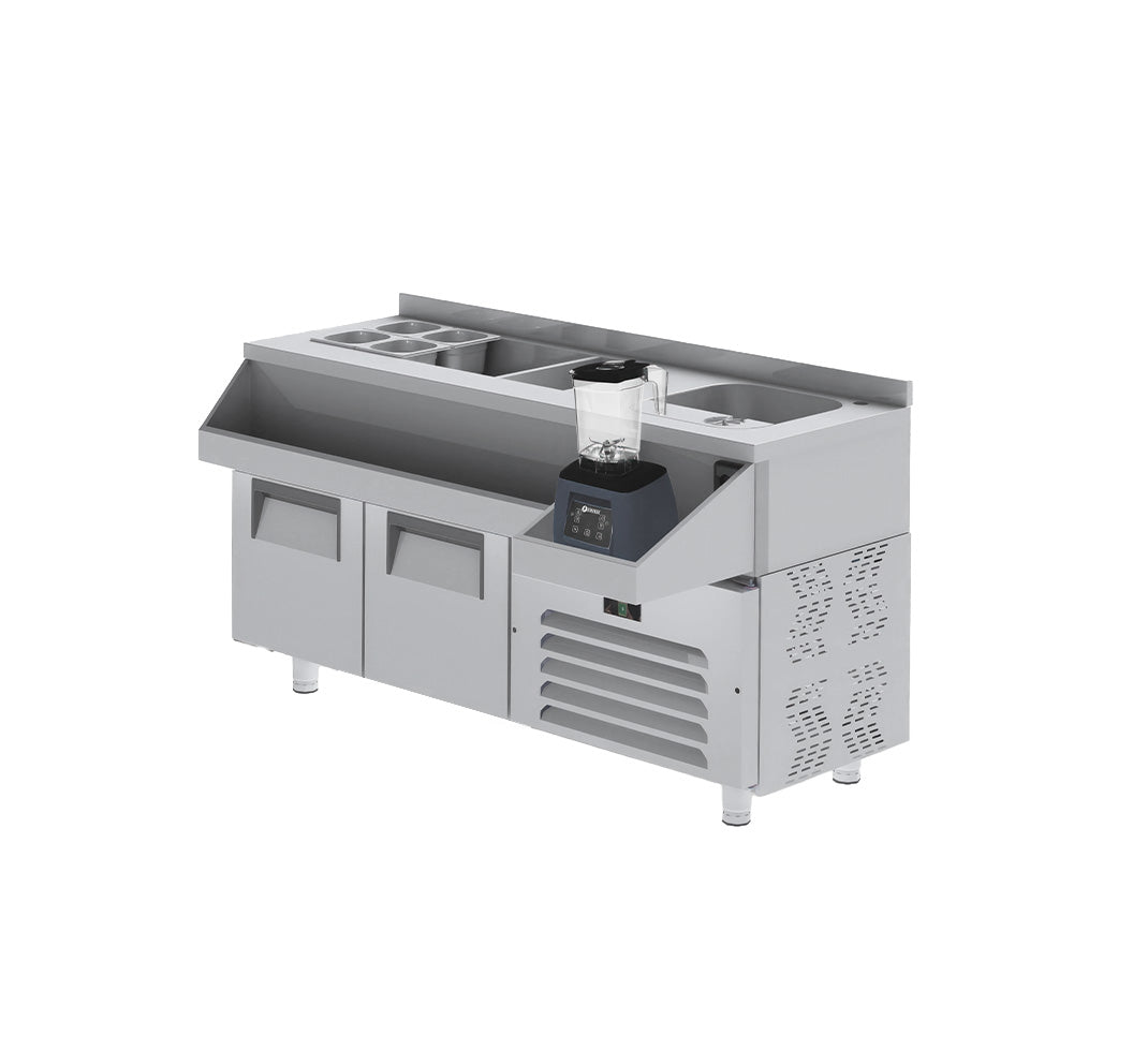 Iceinox Mocktails Bar 2 Doors Refrigerator
