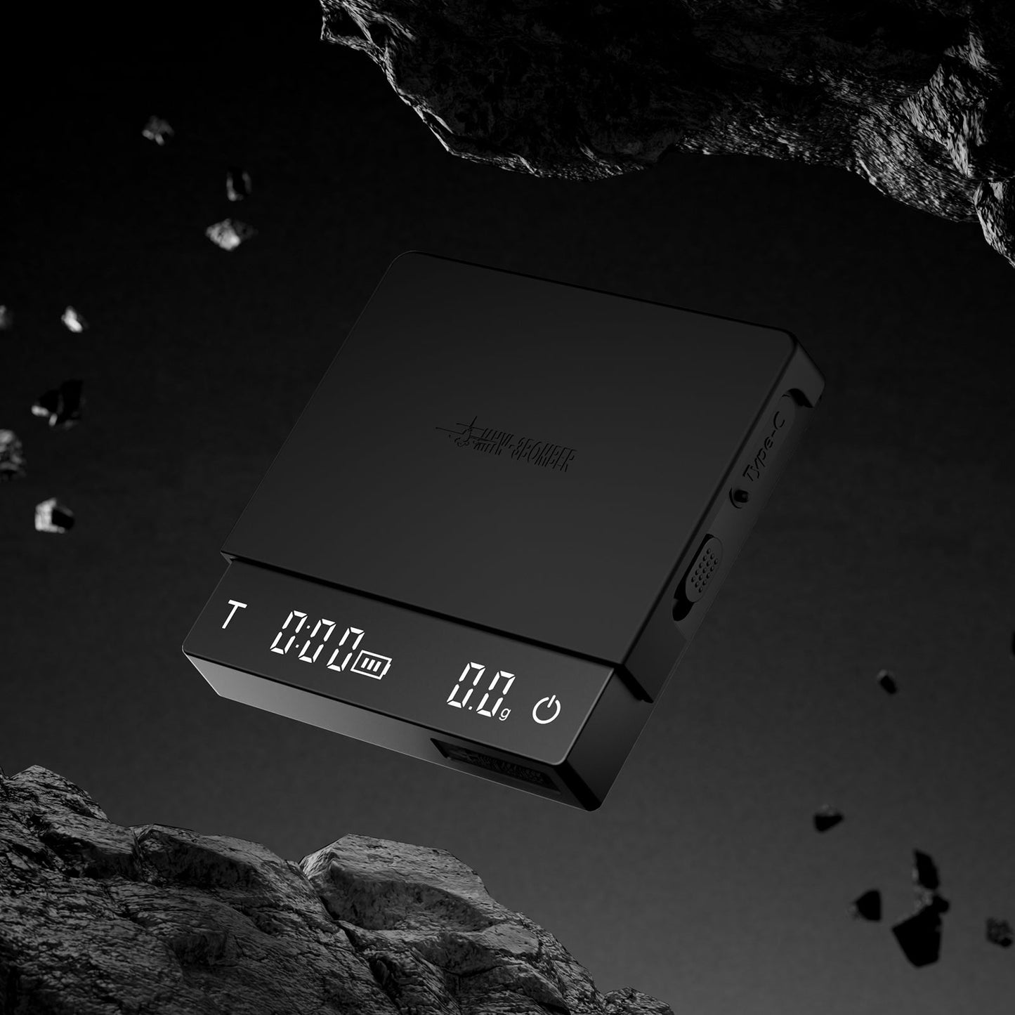 MHW-3BOMBER Cube Coffee Scale 3.0 Mico - Black