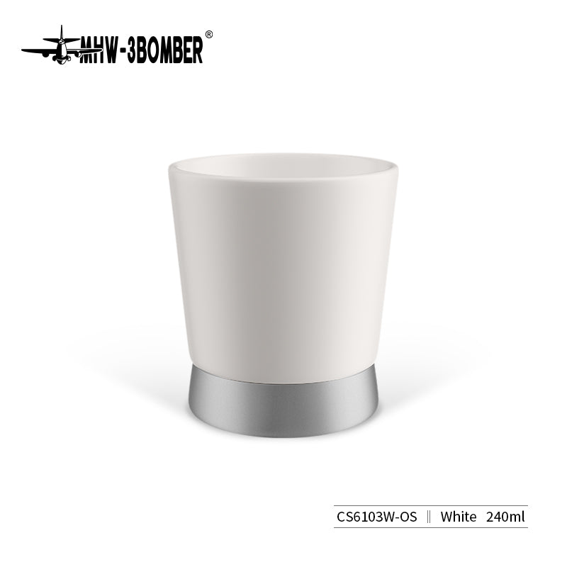 MHW CERA Series Ceramic Cup-240ml White