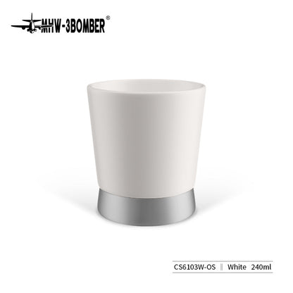 MHW CERA Series Ceramic Cup-240ml White