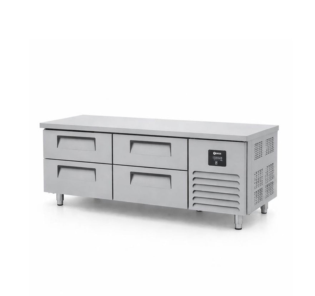 Iceinox Lowboy 2 Doors Refrigerator - With 4 Drawers