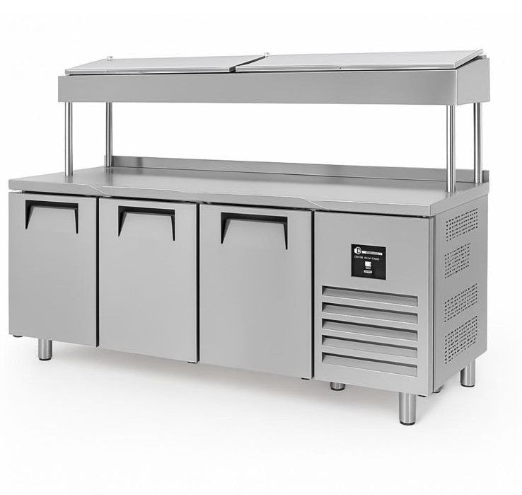 Iceinox Make Up 3 Doors Refrigerator - High